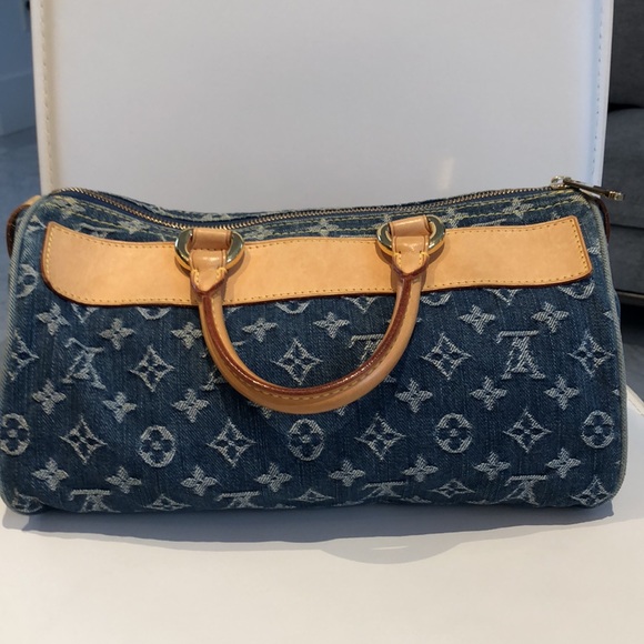 Louis Vuitton Speedy Denim bag - Picture 4 of 7